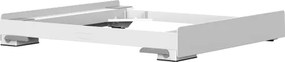 Meliconi 656146 - Base antivibrazioni per lavatrice con ruote estraibili, 61 cm, bianca