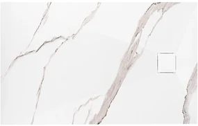 Piatto doccia Magnum CARRARA WHITE 80x100