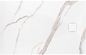 Piatto doccia Magnum CARRARA WHITE 80x100