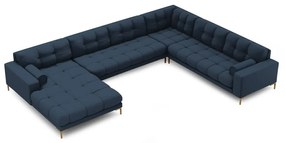 Divano angolare blu (angolo destro) Bali - Cosmopolitan Design
