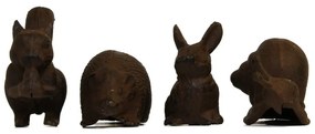 Statuette da giardino in metallo in set da 4 Animals - Esschert Design