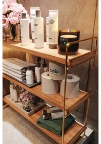 Organizzatore per scaffali 45x40 cm oro/marrone