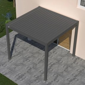 Pergola bioclimatica Ombréa autoportante 3x3M in alluminio (diversi colori)