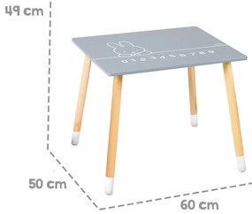Set di mobili per bambini 3 pz Miffy – Roba