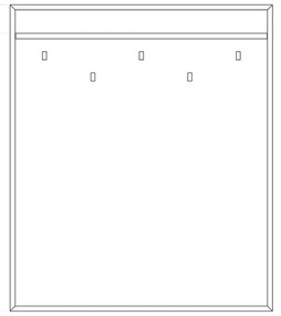Appendiabiti da parete in legno di quercia in colore naturale con ripiano Abies - The Beds