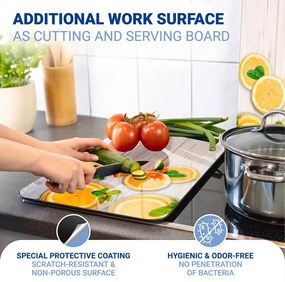 Coprifuoco in vetro temperato in set da 2 52x30 cm Lemons - Wenko