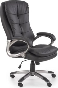 Sedia da ufficio Preston in nero - H124 cm