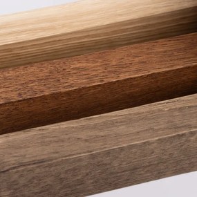 Brilagi-Illuminazione a LED per specchi da bagno WOODY MIRROR LED/8W/230V IP44 quercia/nero