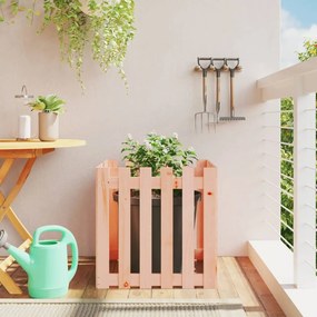 Fioriera Giardino Design Recinzione 60x60x60cm Massello Douglas /