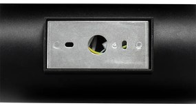 Applique da parete di design nera con oro - Sab