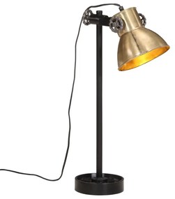 Lampada A Scrivania 25 W Ottone Anticato 15x15x55 Cm E27 /