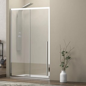 Porta doccia nicchia 130cm scorrevole vetro 8mm altezza 200h | KEL4000 - KAMALU