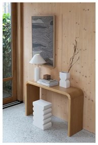 Tavolo consolle di colore naturale 38x120 cm Brave – Zuiver