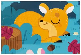 Puzzle Tattile - Gli Animali della Foresta - 20 pezzi