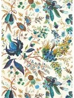 Harlequin Carta da parati Wonderland Floral - Lapis/ Emerald/ Carnelian