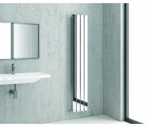 Kamalu - termoarredo radiatore bagno 180x30cm con elementi piatti modello kam-370