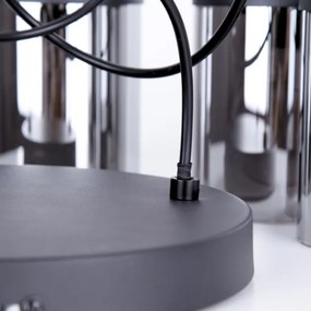 Globo 15707-3HR - Lampadario a sospensione con filo REID 3xE27/15W/230V diametro 27 cm quercia