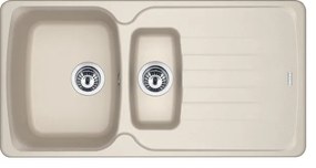 Lavello 1.5 vasche in fragranite sabbia FRANKE L 97 x L 50 cm