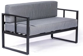 Divano da giardino a due posti grigio grafite Bellisima - Bonami Selection