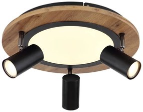 Globo 67307D - Faretto LED KASSU 3xGU10/5W + LED/15W/230V