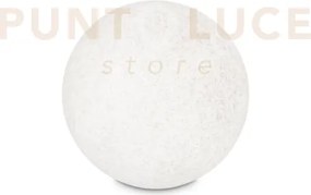 Doris diffosore sferico per esterni 1 luce attacco e27 bianco-grigi...