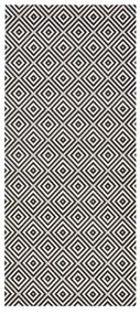 Tappeto da esterno bianco e nero , 80 x 150 cm Karo - NORTHRUGS