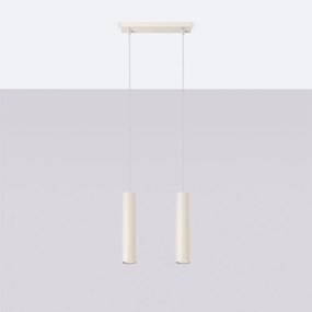 Lampadario color crema Castro – Sollux