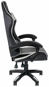 Sedia Gaming EDM Bianco Nero