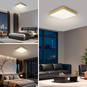 Brilagi - Plafoniera LED POOL LED/36W/230V 3000/4000/6000K 40x40 cm dorata