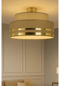 Plafoniera TAMI 1xE27/60W/230V marrone/oro