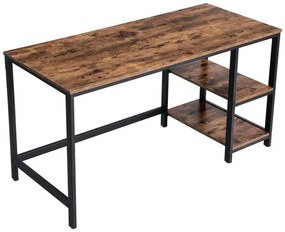 Scrivania SOLEA marrone/nera