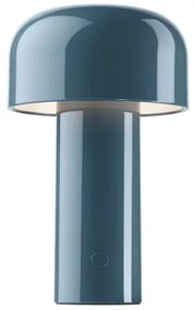 Flos Bellhop lampada da tavolo fungo ricaricabile a luce diretta Grey Blu