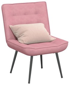 Poltrona Relax 64x74x84 Cm Rosa İn Velluto /