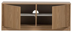 Tavolo TV modulare in rovere naturale 110x44 cm Modulair - vtwonen