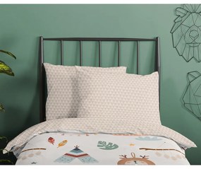 Set copripiumino e federa da bambini beige in cotone per culla 100x135 cm Remi – Good Morning