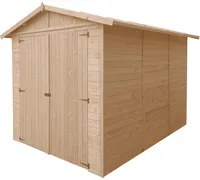 Garage in legno naturale A222x320x244 cm/6 m2 - TIMBELA M105