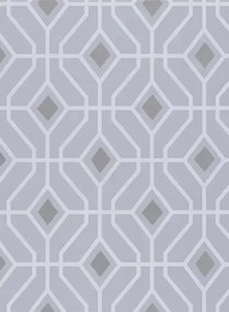 Gittertapete Laterza von Designers Guild - Platinum
