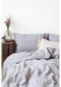 Federa di lino grigio chiaro , 70 x 90 cm Light Grey - Linen Tales