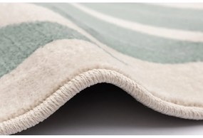 Tappeto per bambini verde e beige ø100 cm Deliciosa Malachite – FD