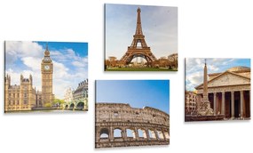 Set di quadri – Per gli amanti dei viaggi
