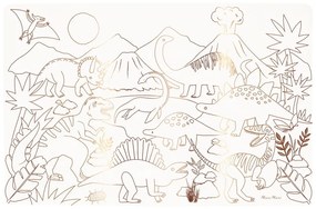 Tovagliette di carta in set da 8 pezzi 28x42,5 cm Dinosaurs - Meri Meri