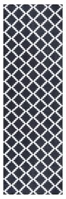 Runner in bianco e nero , 50 x 150 cm Elegance - Zala Living