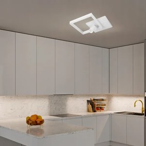 LED Plafoniera LED/38W/230V + 1xGU10/30W bianca