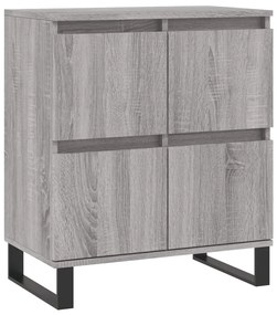 Credenza grigio sonoma 60x35x70 cm in legno multistrato