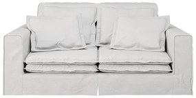 Divano bianco 196 cm Nora – Ropez