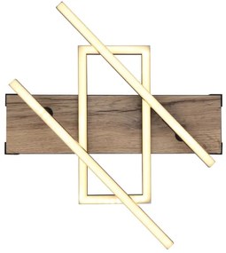 Globo 67299D2 - Plafoniera LED COLLI LED/30W/230V marrone/nero