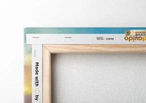Quadro su tela – Pittura a olio di fiori di campo