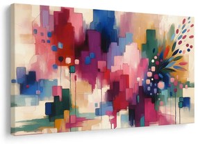 Quadro su tela – Astrazione multicolore