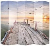 Paravento Pieghevole 228x170 cm Stampa Lago cod mxl 67363