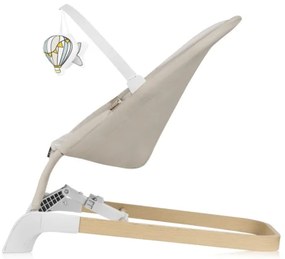 Lionelo - Dondolo per bambini LILAC beige